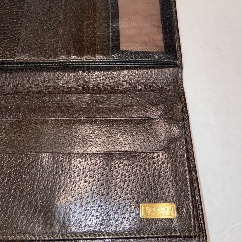 Gucci vintage wallet Authentic leather - Picture 4 of 8